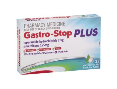 GASTRO-STOP PLUS TAB 12 CHEWABLE / BOX OF 12