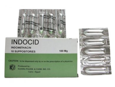 INDOCID SUPPOSITORY 100MG / BOX OF 20