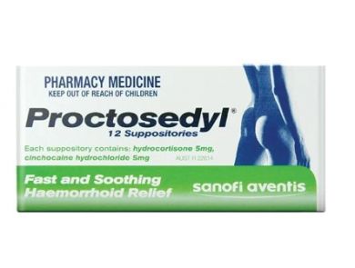 PROCTOSEDYL SUPPOS 12 / EACH