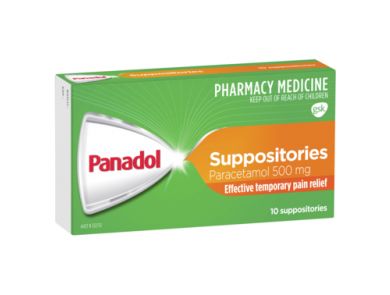 PANADOL SUPPOSITORIES 500MG / BOX OF 10