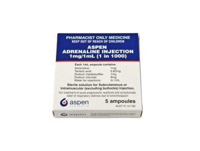 ADRENALINE / 1:1000 / 1ML AMPS / BOX OF 5