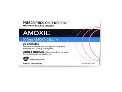 AMOXIL CAPSULES / PENICILLIN / 500MG / BOX/20