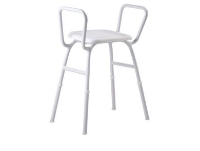 SHOWER STOOL WITH ARMS