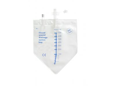 BELLOVAC WOUND DRAINAGE BAGS 700ML BOX OF 50