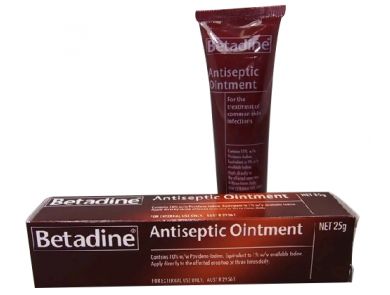 BETADINE OINTMENT ANTISEPTIC 25GM / TUBE