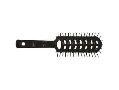 BRUSH PLASTIC VENT BLACK