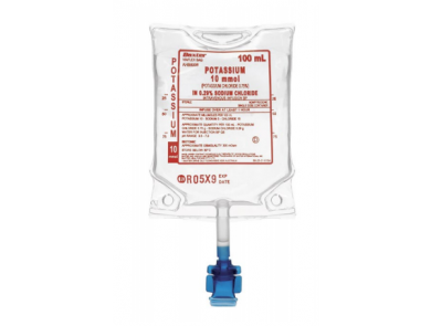 BAXTER POTASSIUM CHLORIDE SODIUM CHLORIDE / 0.29% INTRAVENOUS / 100ML BAG / EACH