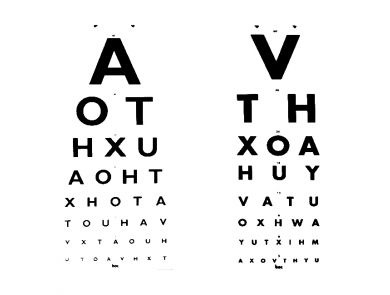 EYE CHART 6M 'AOT' UNIVERSAL / EACH