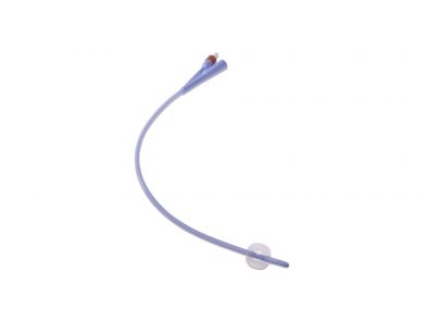 CATHETER DOVER 100% SILICONE FOLEY COUDE TIP 16FG 40CM