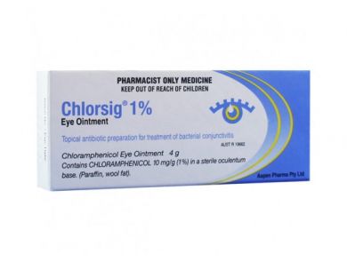 CHLORSIG EYE OINTMENT 1% 4gm