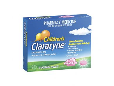 CLARATYNE KIDS CHEWABLE TABS 5MG / BOX OF 10