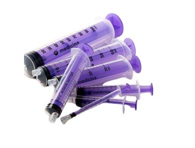 ENTERAL ENFIT SYRINGE 20ML SINGLE USE - PURPLE / BOX 80