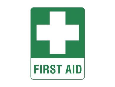 FIRST-AID STICKER