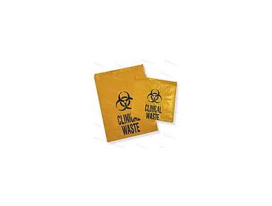 FISHER & WEBSTER WASTE BAGS FOR VOST TROLLEY / 60L / YELLOW / BOX OF 200