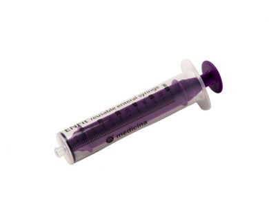 MEDICINA ENTERAL ENFIT 60ML RE-USABLE PURPLE SYRINGE 
