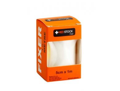 MEDSTOCK FABRIC ROLLER / BEIGE / 5CM X 1M / BOX OF 15
