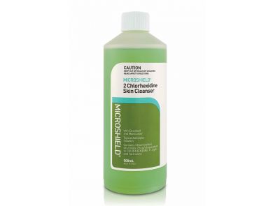 MICROSHIELD 2 CHLORHEXIDINE SKIN CLEANSER WITH ANTIMICROBIAL SKIN CLEANSER WITH 2% CHLORHEXIDINE GLUCONATE