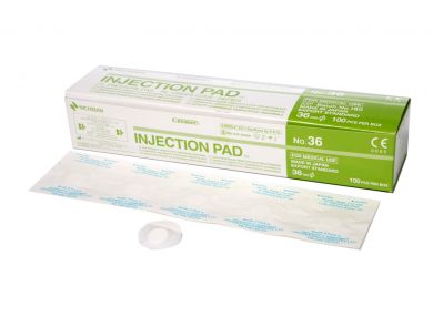 NICHIBAN IV PRESSURE PAD / WHITE / BOX OF 100