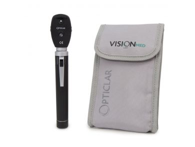 OPTICLAR LED POCKET OPTHALMOSCOPE WITH CANVAS CASE 