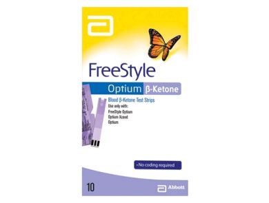 ABBOTT FREESTYLE OPTIUM B-KETONE TEST STRIPS / BOX OF 10