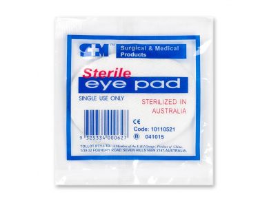 S&M STERILE EYE PADS / BOX OF 50
