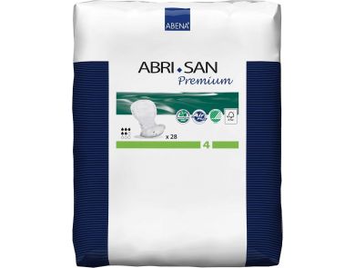 ABRI-SAN PREMIUM 4 / 420MM X 200MM 800ML / UNISEX / BOX OF 28