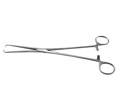 SCHROEDER-BRAUN UTERINE TENACULUM FORCEPS / 25CM