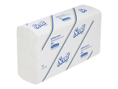 SCOTT OPTIMUM HAND TOWEL / 150 TOWELS / 30.5 CM X 21CM / CARTON OF 16