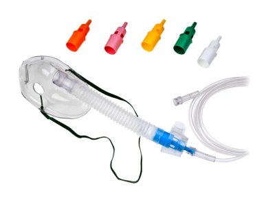 OXYGEN MASK MULTI-VENT ADULT WITH TUBING HUDSON