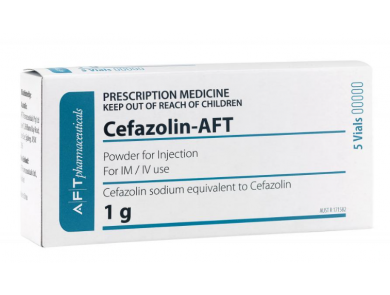 CEFAZOLIN AFT AMP / 1G / BOX OF 5