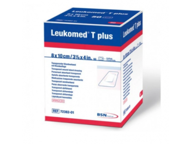 LEUKOMED T PLUS / STERILE / 8CM X 10CM / TRANSPARENT / BOX OF 50
