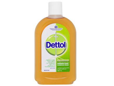 DETTOL ANTISEPTIC ANTIBACTERIAL DISINFECTANT LIQUID / 500ML / EACH