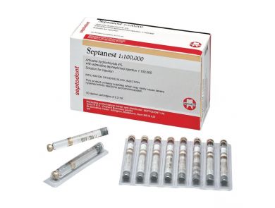 SEPTANEST 4% WITH ADRENALIN 1:100000 / 2.2ML / 2X BOX OF 50
