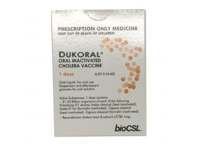 SEQIRUS DUKORAL ORAL, INACTIVATED CHOLERA VACCINE