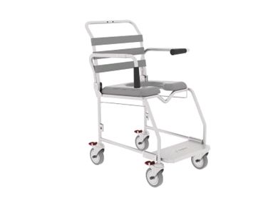 SHOWER COMMODE Attendant Propelled
