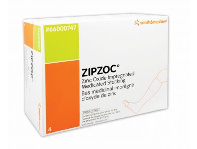 ZIPZOC NON-PRESERVED, ZINC OXIDE IMPREGNATED STOCKING