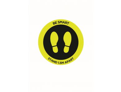 SOCIAL DISTANCING FLOOR STICKER / 300mm x 300mm