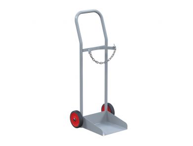STAINLESS STEEL OXYGEN TROLLEY / D SIZE