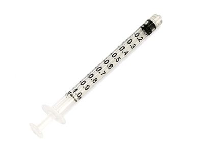 MDEVICES SYRINGE / LUER LOCK / 1ML  / CONCENTRIC NOZZLE / BOX OF 100