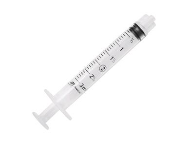 MDEVICES SYRINGE / LUER LOCK / 3ML  / CONCENTRIC NOZZLE / BOX OF 100
