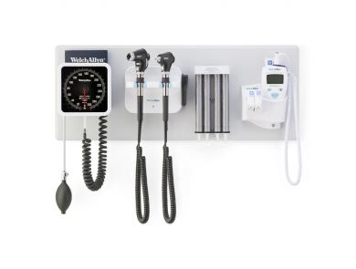 WELCH ALLYN WALL SYSTEM - PANOPTIC PLUS / MACROVIEW PLUS / iEXAMINER / DISPENSER / ANEROID / SURETEMP